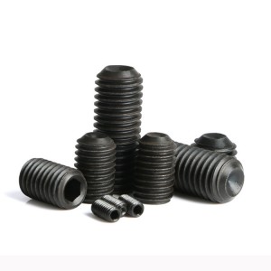 High Strength Grade 4.8 8.8 10.9 12.9 Black Oxide DIN915 DIN916 set bolt