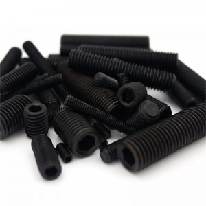 Black oxide 4.8 8.8 12.9 DIN913 set bolt