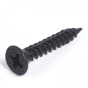 Clavo para pared seca de alta resistencia M3.5 tornillo para madera con cabeza avellanada gris negro Tornillo autorroscante