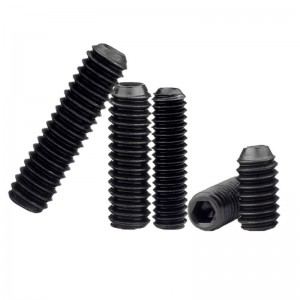 High Strength Grade 4.8 8.8 10.9 12.9 Black Oxide DIN915 DIN916 set bolt