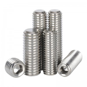 Stainless steel 4.8 8.8 12.9 din913 set bolt