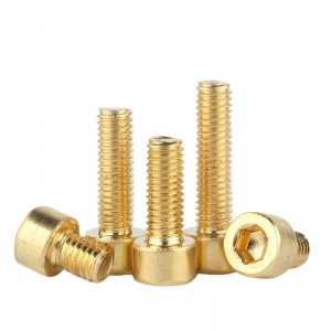 Copper Brass DIN7984 Low Head Hex Socket Bolts