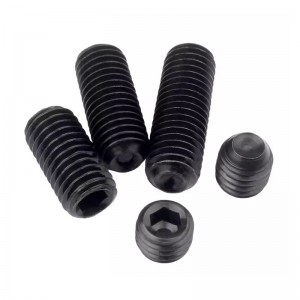 High Strength Grade 4.8 8.8 10.9 12.9 Black Oxide DIN915 DIN916 set bolt