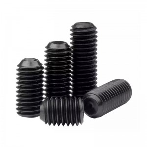 High Strength Grade 4.8 8.8 10.9 12.9 Black Oxide DIN915 DIN916 set bolt