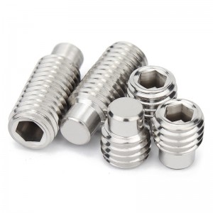 Stainless Steel A2-70 A4-80 DIN915 set bolt