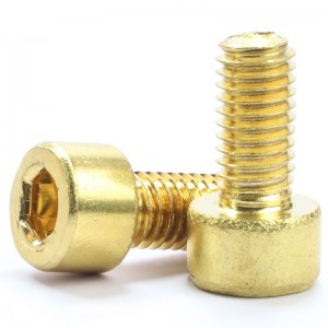 Copper Brass DIN7984 Low Head Hex Socket Bolts