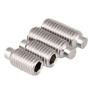 Stainless Steel A2-70 A4-80 DIN915 set bolt