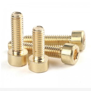 Copper Brass DIN7984 Low Head Hex Socket Bolts