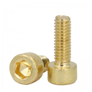 Copper Brass DIN7984 Low Head Hex Socket Bolts